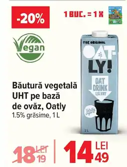 Carrefour Băutură vegetală UHT pe bază de ovǎz, Oatly Ofertă