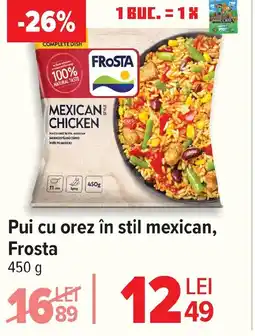 Carrefour Pui cu orez în stil mexican, Frosta Ofertă