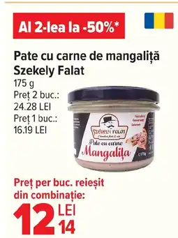 Carrefour Pate cu carne de mangaliţă Szekely Falat Ofertă