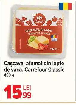 Carrefour Caşcaval afumat din lapte de vacă, Carrefour Classic Ofertă