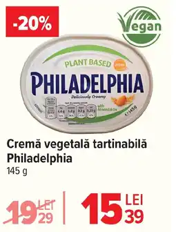 Carrefour Cremă vegetală tartinabilă Philadelphia Ofertă