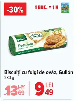Carrefour Biscuiți cu fulgi de ovăz, Gullón Ofertă