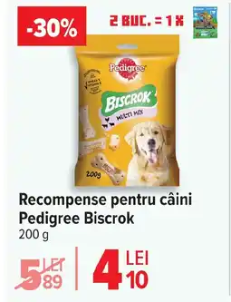 Carrefour Recompense pentru câini Pedigree Biscrok Ofertă