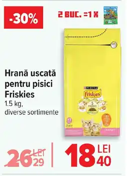 Carrefour Hrană uscată pentru pisici Friskies Ofertă