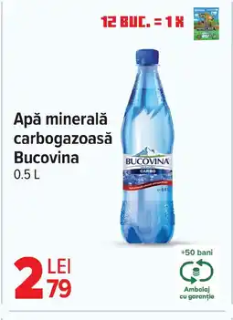 Carrefour Apă minerală carbogazoasă Bucovina Ofertă