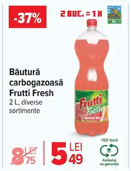 Carrefour Băutură carbogazoasă Frutti Fresh Ofertă