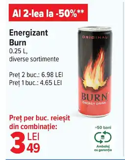 Carrefour Energizant Burn Ofertă