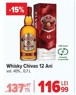 Carrefour Whisky Chivas 12 Ani Ofertă