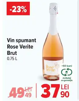 Carrefour Vin spumant Rose Verite Brut Ofertă