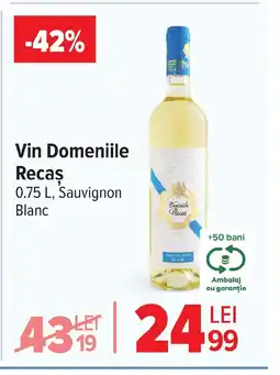 Carrefour Vin Domeniile Recaş Ofertă