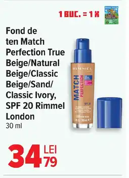 Carrefour Fond de ten Match Perfection True Ofertă