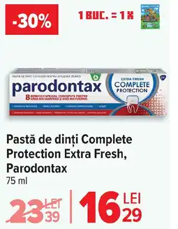 Carrefour Pastă de dinți Complete Protection Extra Fresh, Parodontax Ofertă