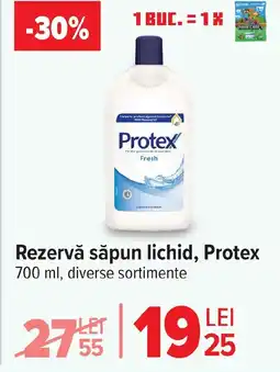 Carrefour Rezervă săpun lichid, Protex Ofertă
