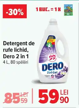 Carrefour Detergent de rufe lichid, Dero 2 în 1 Ofertă