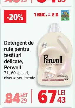 Carrefour Detergent de rufe pentru țesături delicate, Perwoll Ofertă
