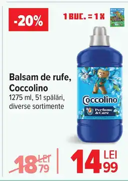 Carrefour Balsam de rufe, Coccolino Ofertă
