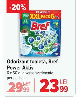 Carrefour Odorizant toaletă, Bref Power Aktiv Ofertă