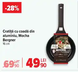 Carrefour Cratiţă cu coadă din aluminiu, Mocha Bergner Ofertă