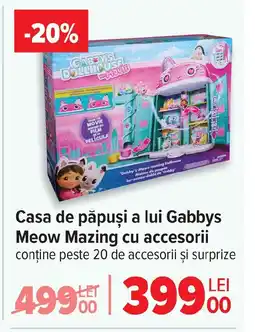 Carrefour Casa de păpuşi a lui Gabbys Meow Mazing cu accesorii Ofertă