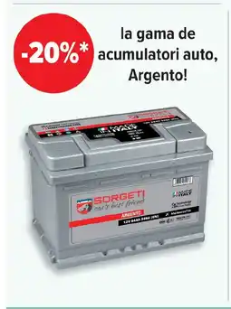 Carrefour La gama de acumulatori auto, Argento! Ofertă
