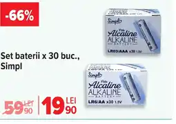 Carrefour Set baterii Simpl Ofertă