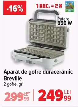 Carrefour Aparat de gofre duraceramic Breville Ofertă