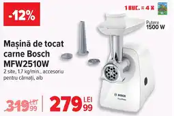 Carrefour Maşină de tocat carne Bosch MFW2510W Ofertă