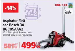 Carrefour Aspirator fără sac Bosch 3A BGC05AAA2 Ofertă