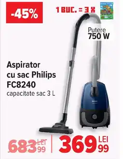 Carrefour Aspirator cu sac Philips FC8240 Ofertă