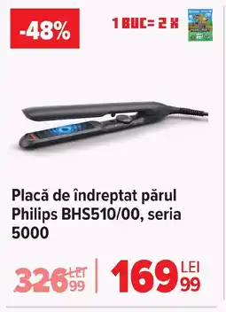 Carrefour Placă de îndreptat părul Philips BHS510/00, seria 5000 Ofertă