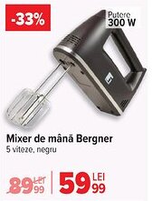 Carrefour Mixer de mână Bergner Ofertă