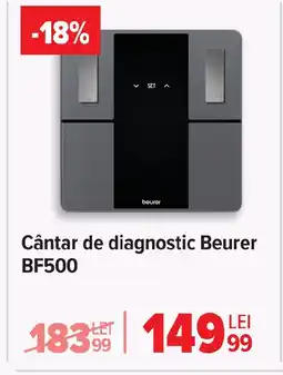 Carrefour Cântar de diagnostic Beurer BF500 Ofertă
