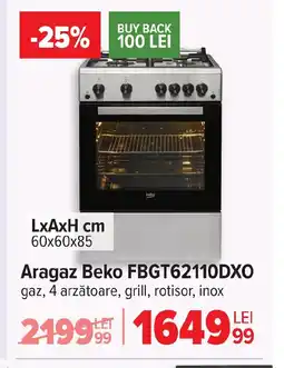 Carrefour Aragaz Beko FBGT62110DXO Ofertă