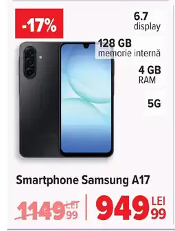 Carrefour Smartphone Samsung A17 Ofertă