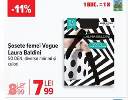 Carrefour Şosete femei Vogue Laura Baldini Ofertă