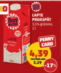 Penny Boni Lapte proaspăt Ofertă