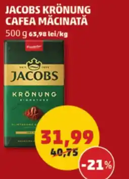 Penny JACOBS Krönung cafea măcinată Ofertă
