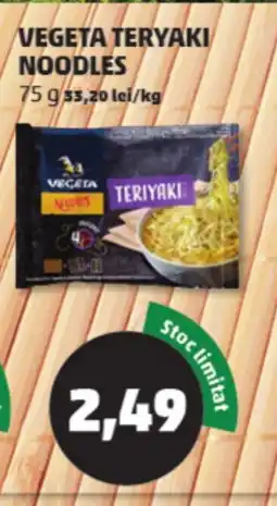 Penny Vegeta teryaki noodles Ofertă