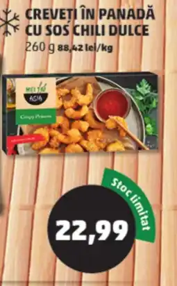 Penny Creveti în panada cu sos chili dulce Ofertă