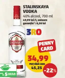 Penny Stalinskaya vodka Ofertă