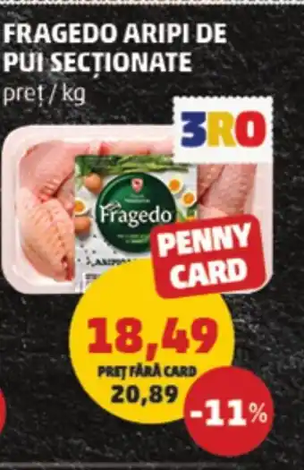 Penny Fragedo Aripi de pui sectionate Ofertă