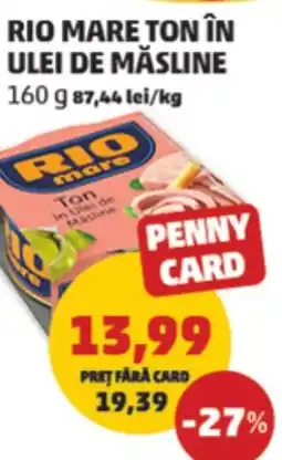 Penny Rio mare ton în ulei de măsline Ofertă