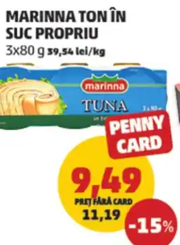 Penny Marinna ton în suc propriu Ofertă