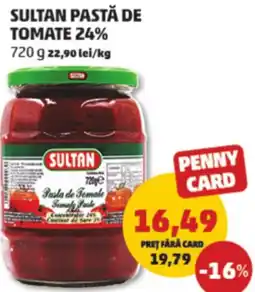 Penny Sultan pastă de tomate 24% Ofertă