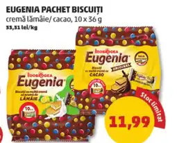 Penny Eugenia pachet biscuiti cremă lămâie/cacao Ofertă