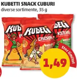 Penny Kubetti snack cuburi Ofertă