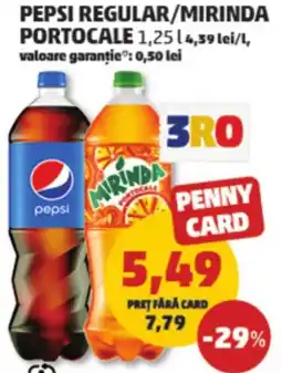 Penny Pepsi regular/mirinda portocale Ofertă