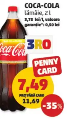 Penny Coca-cola lămâie Ofertă