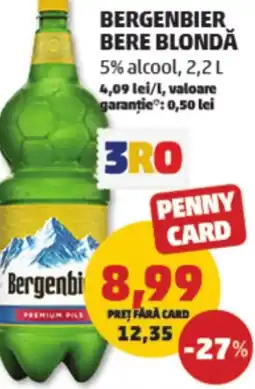 Penny Bergenbier bere blondă Ofertă