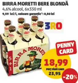 Penny Birra moretti bere blondă Ofertă